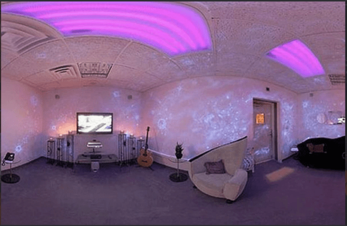 Why did prince decorate the galaxy room galaxy