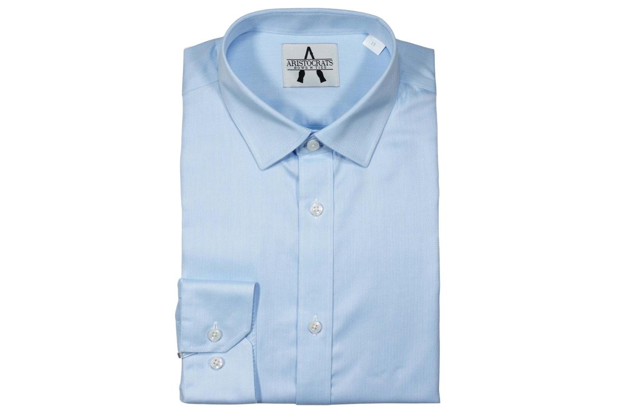 Women's light blue dress shirt