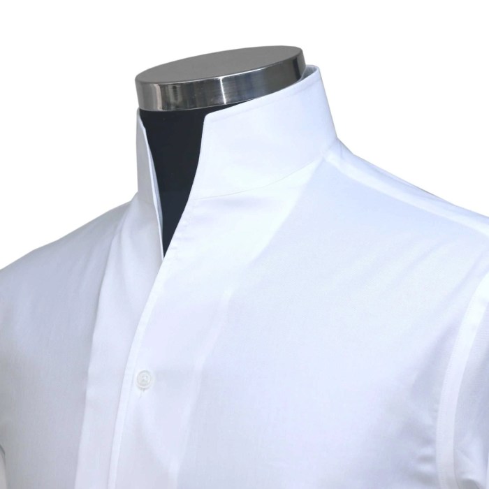 High collar dress shirts for men