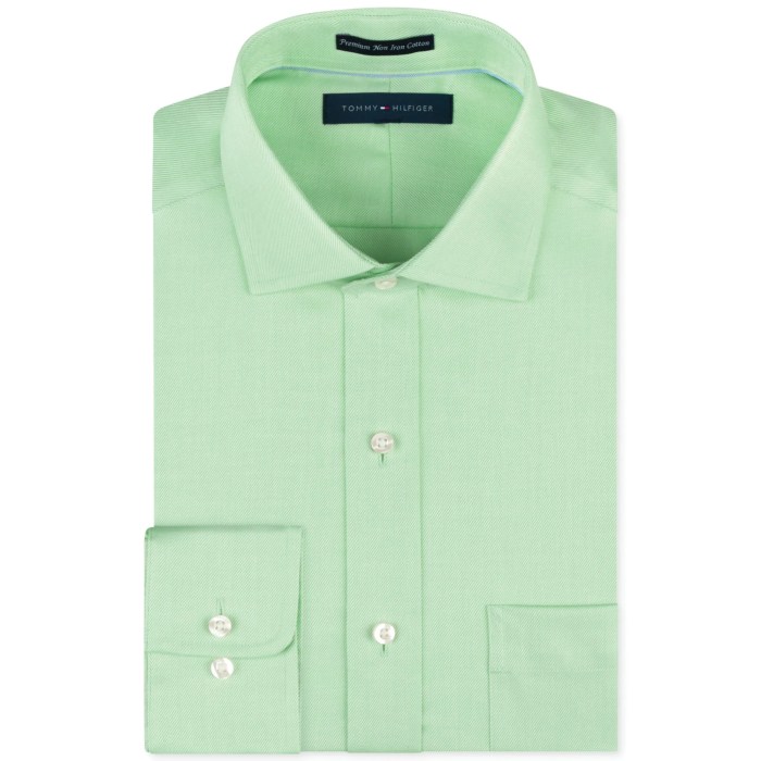 Light green mens dress shirt