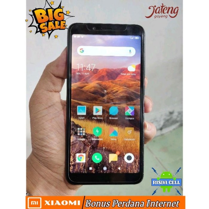 Harga hp second xiaomi redmi 6a