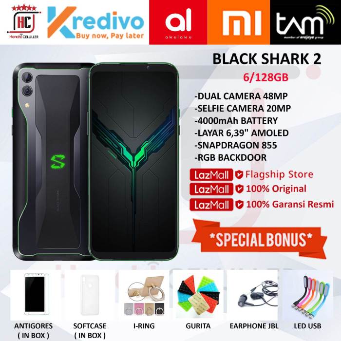 Harga hp xiaomi black shark 2 skywalker