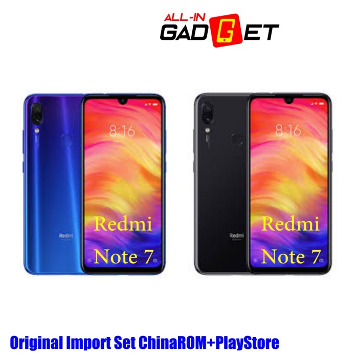 Harga hp xiaomi redmi note 7 terbaru