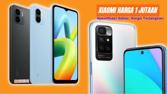 Daftar harga hp xiaomi 1 jutaan