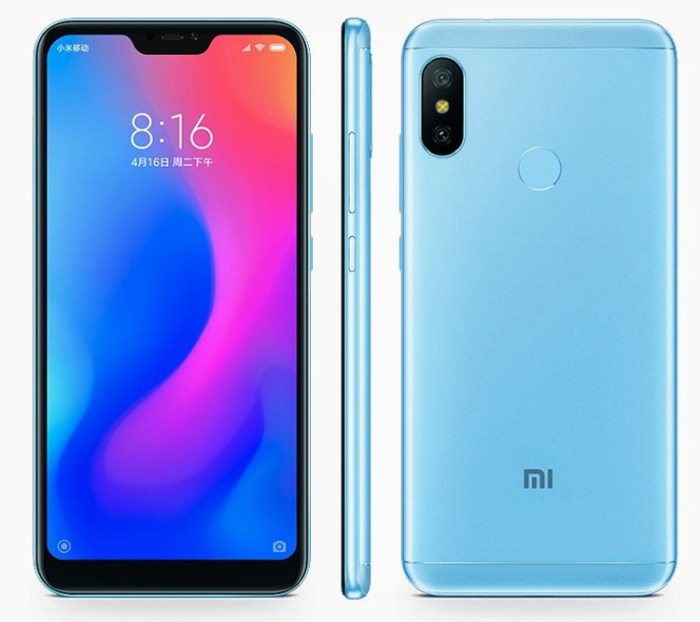 Harga hp xiaomi a6 pro